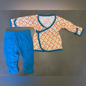 Little Sleepies Primary Rainbow Layette Baby Outfit